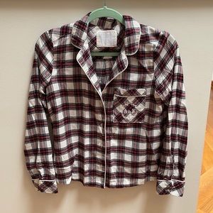 Abercrombie & Fitch Flannel Sleep Top
